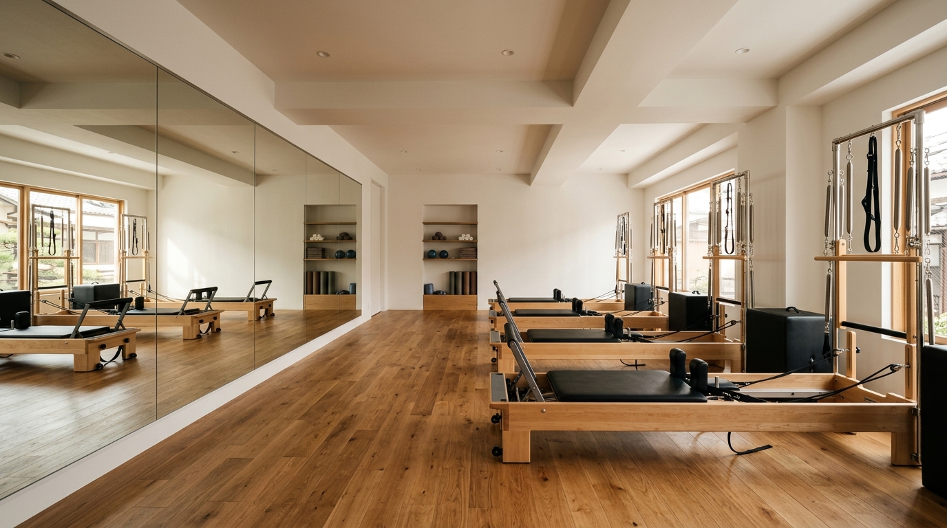 zen place pilates(ゼンプレイス)練馬スタジオ のスタジオ内観・リフォーマーイメージ